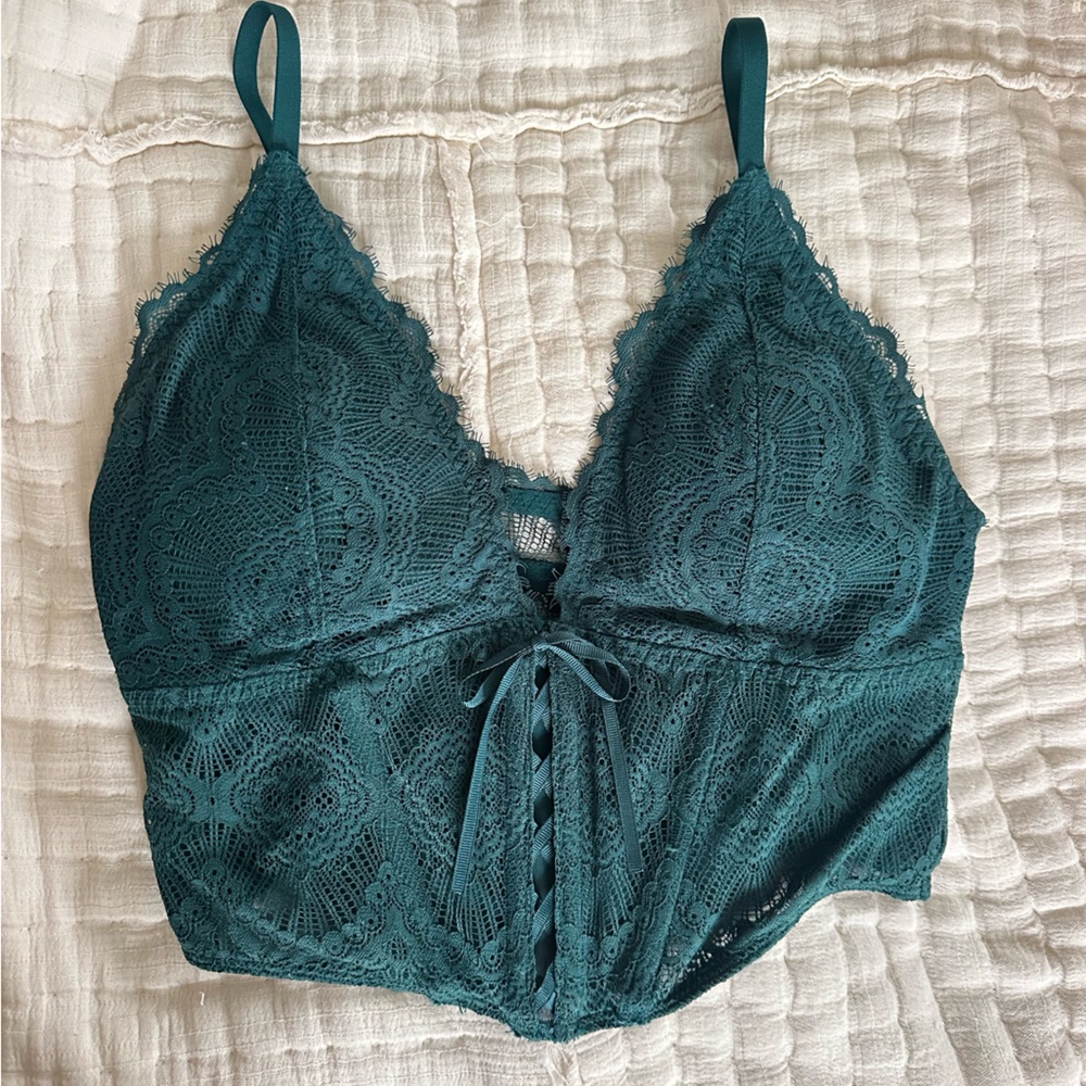 Turquoise Hollister Corset